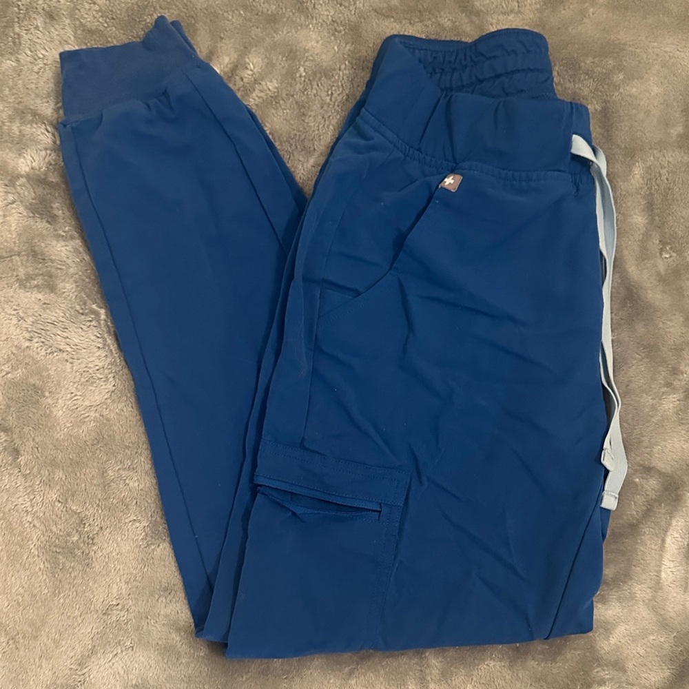 Royal Blue Jogger Scrub Pants